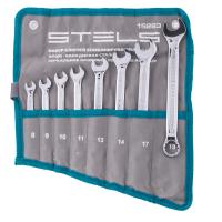 Набор ключей комбинированных 8 шт, 8-19 мм,  антислип Stels по ценам производителя в Челябинске с доставкой по всей России
