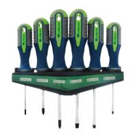 Набор отверток, CrV, трехкомпонентные рукоятки, 6 предметов Сибртех по ценам производителя в Челябинске с доставкой по всей России