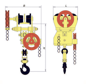 Таль ручная червячная передвижная ТРЧП 5,0 т 6 м по ценам производителя в Челябинске с доставкой по всей России