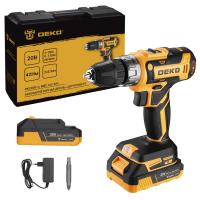 Дрель-шуруповерт аккумуляторная DEKO DKCD20-Li в кейсе, 20В, 2х2.5Ач по ценам производителя в Челябинске с доставкой по всей России