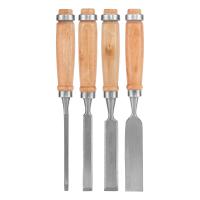 Набор долот-стамесок, 6-12-18-24 мм, плоских, деревянные рукоятки Sparta по ценам производителя в Челябинске с доставкой по всей России