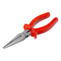 Длинногубцы прямые Econom, 180 мм, шлифованные, пластмассовые рукоятки Matrix по ценам производителя в Челябинске с доставкой по всей России