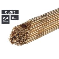 Пруток сварочный TIG, бронза (CuSi3), Ø 2,4 мм, 5 кг по ценам производителя в Челябинске с доставкой по всей России