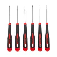 Набор отверток для точных работ Fusion, двухкомпонентная рукоятка, 6 шт, в пластиковом пенале Matrix по ценам производителя в Челябинске с доставкой по всей России