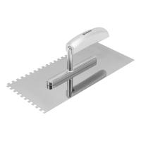 Гладилка из нержавеющей стали, 280 х 130 мм, деревянная ручка, зуб 6 х 6 мм Matrix по ценам производителя в Челябинске с доставкой по всей России