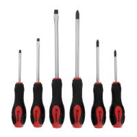 Набор ударных отверток 6 шт, PH1 х 75, PH2 х 100, PH3 х 150, SL5 х 75, SL6 х 100, SL8 х 150, CrV Matrix по ценам производителя в Челябинске с доставкой по всей России