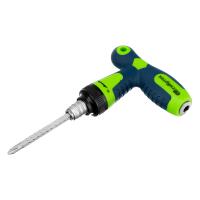 Отвертка реверсивная Т-образная комбинированная PH2/SL6, CrV Сибртех по ценам производителя в Челябинске с доставкой по всей России