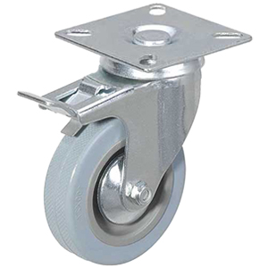 Колесо аппаратное поворотное SCgb 93 75 мм с тормозом (N) по ценам производителя в Челябинске с доставкой по всей России