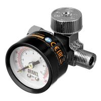 Регулятор давления с манометром для краскораспылителя K1500, 12 бар, 1/4" Denzel по ценам производителя в Челябинске с доставкой по всей России