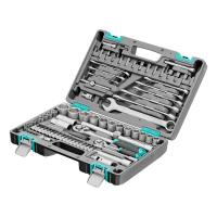 Набор инструментов, 1/2", 1/4", CrV, пластиковый кейс 82 предмета Stels