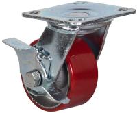 Колесо большегрузное поворотное  с тормозом 100 мм - SCpb 42 купить в Москве с доставкой по всей России | ProtosMarket.ru