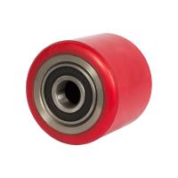 Ролик для гидравлических тележек с подшипниками, полиуретан, 80 х 70мм по ценам производителя в Челябинске с доставкой по всей России
