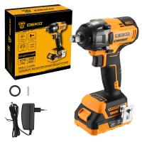 Гайковерт аккумуляторный бесщеточный DEKO DKIS-Li, 20В, 1*3.0Ач, 370 Нм