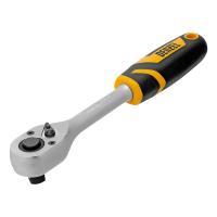 Ключ-трещотка 1/2", 90 зубьев, с быстрым сбросом, CrV Denzel по ценам производителя в Челябинске с доставкой по всей России