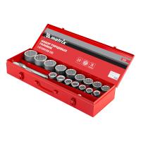 Набор торцевых головок 3/4", головки 19 х 50 мм, 20 предметов, в метал. боксе Matrix по ценам производителя в Челябинске с доставкой по всей России