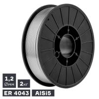 Проволока сварочная MIG, алюминий ER 4043 (AlSi5), Ø 1,2 мм, 2 кг по ценам производителя в Челябинске с доставкой по всей России