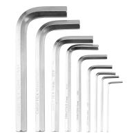 Набор ключей имбусовых HEX, 2-12 мм, 45x, закаленные, 9 шт, короткие, никель Сибртех по ценам производителя в Челябинске с доставкой по всей России