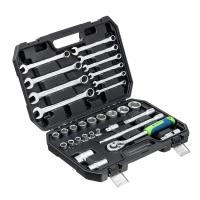 Набор инструментов, 1/2", пластиковый кейс, 32 предмета// Сибртех по ценам производителя в Челябинске с доставкой по всей России