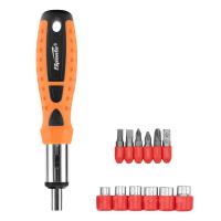 Отвертка реверсивная, биты, головки торцевые, 14 шт, Sparta по ценам производителя в Челябинске с доставкой по всей России