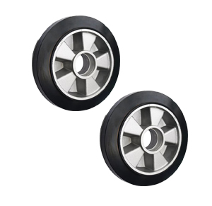 Колесо резиновое 180х50 мм без подшипника для тележек гидравлических BF/BF-III/DF-III/RHP/AC/DF/CW2 по ценам производителя в Челябинске с доставкой по всей России