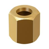 Гайка накидная М12х1,25, латунь по ценам производителя в Челябинске с доставкой по всей России