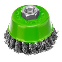 Щетка для УШМ, 75 мм, М14, "чашка", крученая металлическая проволока Сибртех купить в Москве с доставкой по всей России | ProtosMarket.ru