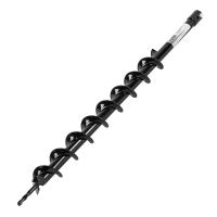 Шнек для грунта E-60, диаметр 60 мм, длина 800 мм,соединение 20 мм, несъемный нож Denzel по ценам производителя в Челябинске с доставкой по всей России