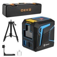 Уровень лазерный самовыравнивающийся DEKO DKLL12 SET2 со штативом 1 м (2 линии, зеленый луч) купить в Москве с доставкой по всей России | ProtosMarket.ru
