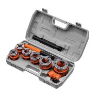 Набор клуппов 1/4-3/8-1/2-3/4-1-1.25", плашкодержатель с трещоткой, 9 предметов Sparta по ценам производителя в Челябинске с доставкой по всей России