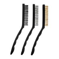 Набор щеток, 3 шт, металлические с пластмассовой ручкой, большие Matrix по ценам производителя в Челябинске с доставкой по всей России