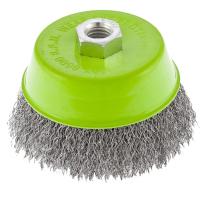 Щетка для УШМ, 100 мм, М14, "чашка", витая проволока Сибртех купить в Москве с доставкой по всей России | ProtosMarket.ru