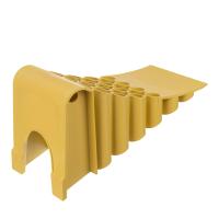 Упор противооткатный для грузового транспорта, ЖЕЛТЫЙ, 35 т, 438х200х205 мм Stels по ценам производителя в Челябинске с доставкой по всей России