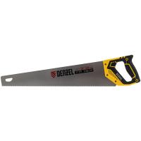 Ножовка по дереву, 500 мм, 11 TPI, зуб 3D, двухкомпонентная рукоятка Denzel по ценам производителя в Челябинске с доставкой по всей России