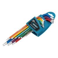 Набор ключей имбусовых Torx -TT, 9 шт: T10-T50, магнит, S2, экстра-длинные, хром/краска 9 шт Gross по ценам производителя в Челябинске с доставкой по всей России