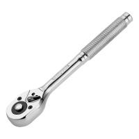 Ключ-трещотка 3/8", 45 зубьев, цельнометаллический, с быстрым сбросом, CrV, хром Сибртех по ценам производителя в Челябинске с доставкой по всей России