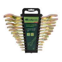 Набор ключей рожковых 6-32 мм, 12 шт, желтый цинк Сибртех по ценам производителя в Челябинске с доставкой по всей России