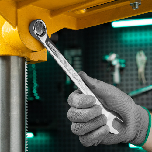 Ключ комбинированный, 19 мм, CrV, антислип Stels по ценам производителя в Челябинске с доставкой по всей России