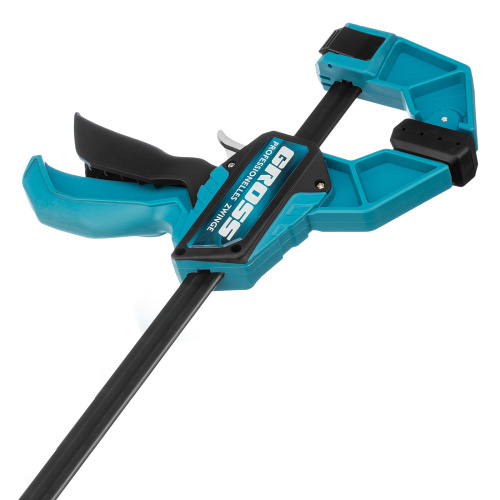 Струбцина реечная, быстрозажимная, пистолетного типа, пошаговый механизм, пластиковый корпус, 600мм Gross по ценам производителя в Челябинске с доставкой по всей России