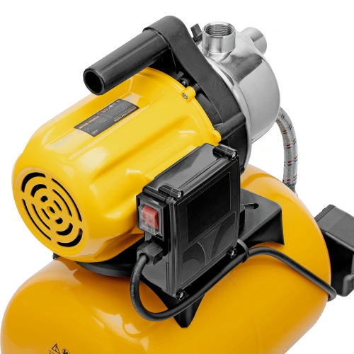 Насосная станция PS800X, 800 Вт, 3200 л/ч, ресивер 24 л, подъем 38 м, нержавейка Denzel по ценам производителя в Челябинске с доставкой по всей России