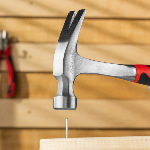 Молоток-гвоздодер, 570 г, цельнометаллический, двухкомпонентная рукоятка Matrix по ценам производителя в Челябинске с доставкой по всей России