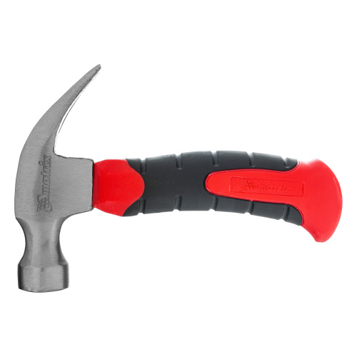 Молоток-гвоздодер мини, фибергласовая двухкомпонентная рукоятка, 250 г Matrix по ценам производителя в Челябинске с доставкой по всей России