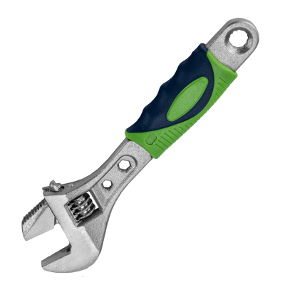 Ключ разводной, 150мм, переставная губка, 2-х комп. рукоятка Сибртех по ценам производителя в Челябинске с доставкой по всей России