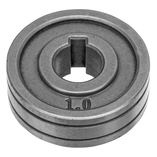 Подающий ролик, V профиль под стальную проволоку 0,8-1мм, 2 шт Denzel по ценам производителя в Челябинске с доставкой по всей России