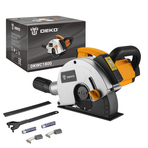 Штроборез DEKO DKWC1800, 125 мм, 1800 Вт, лазерный указатель по ценам производителя в Челябинске с доставкой по всей России