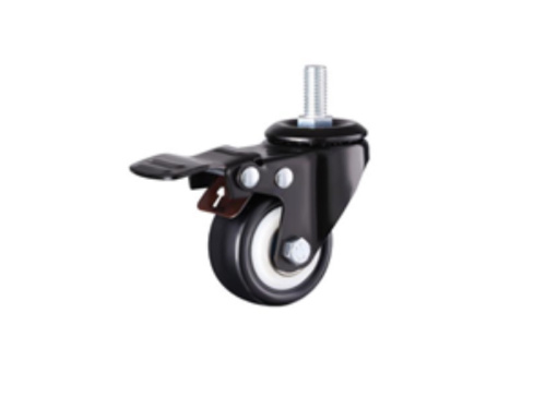 Колесо мебельное поворотное SCZTB 25 50 мм с болтом и тормозом по ценам производителя в Челябинске с доставкой по всей России