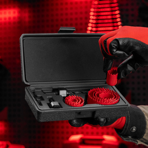 Набор кольцевых пил по дереву, 19-64 мм, 11 предметов Matrix по ценам производителя в Челябинске с доставкой по всей России