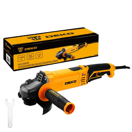 Углошлифовальная машина (УШМ) DEKO AG1400DK, 125мм, 1400 Вт по ценам производителя в Челябинске с доставкой по всей России