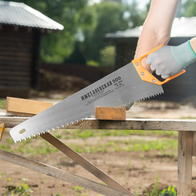 Ножовка по дереву, 500 мм, шаг зубьев 8 мм, пластиковая рукоятка по ценам производителя в Челябинске с доставкой по всей России