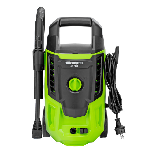 Моечная машина высокого давления АМ-1800, 1800 Вт, 140 бар, 350 л/ч, колесная Сибртех купить в Москве с доставкой по всей России | ProtosMarket.ru