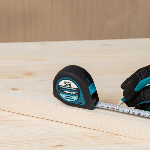 Рулетка "Ergonomisch",5 м x 19 мм,магнитный обрезиненный зацеп Gross по ценам производителя в Челябинске с доставкой по всей России